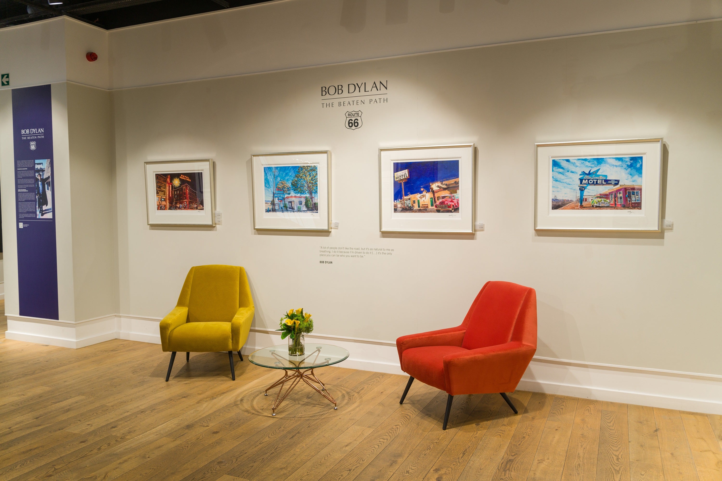 Product image 2 for bob-dylan-the-beaten-path-route-66-2024-set-of-four