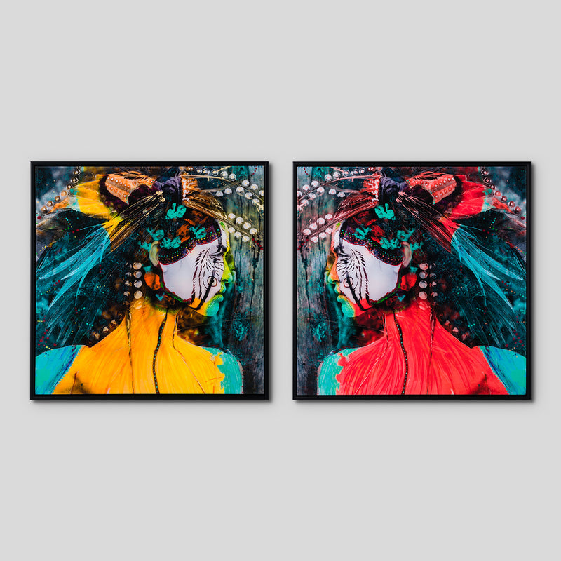 MAZ Framed set of two