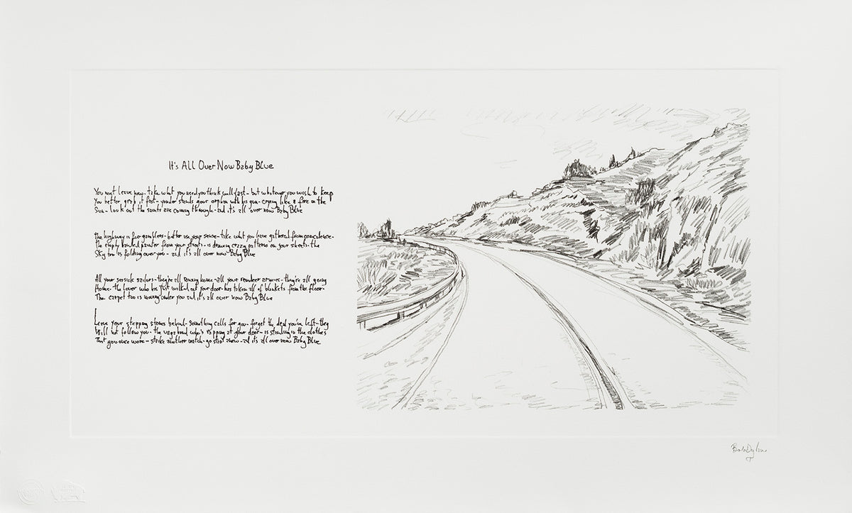 Mondo Scripto It s All Over Now, Baby Blue