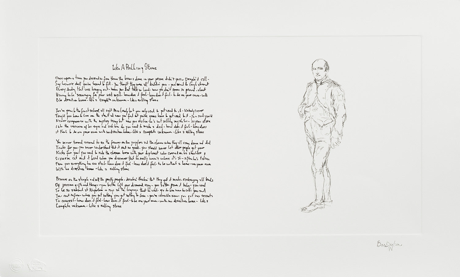 Mondo Scripto Like A Rolling Stone