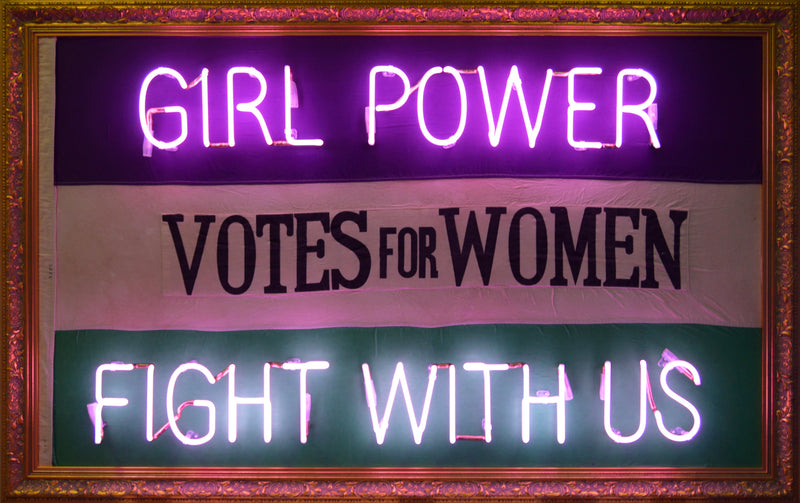 MSL ORI Fight With Us 1910 Suffragette Marching Flag (322) 104 x 164 cm s