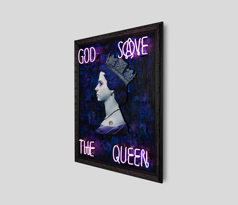 MSL ORI POR 25213 04 God Save The Queen 2 (In Violet Neon)