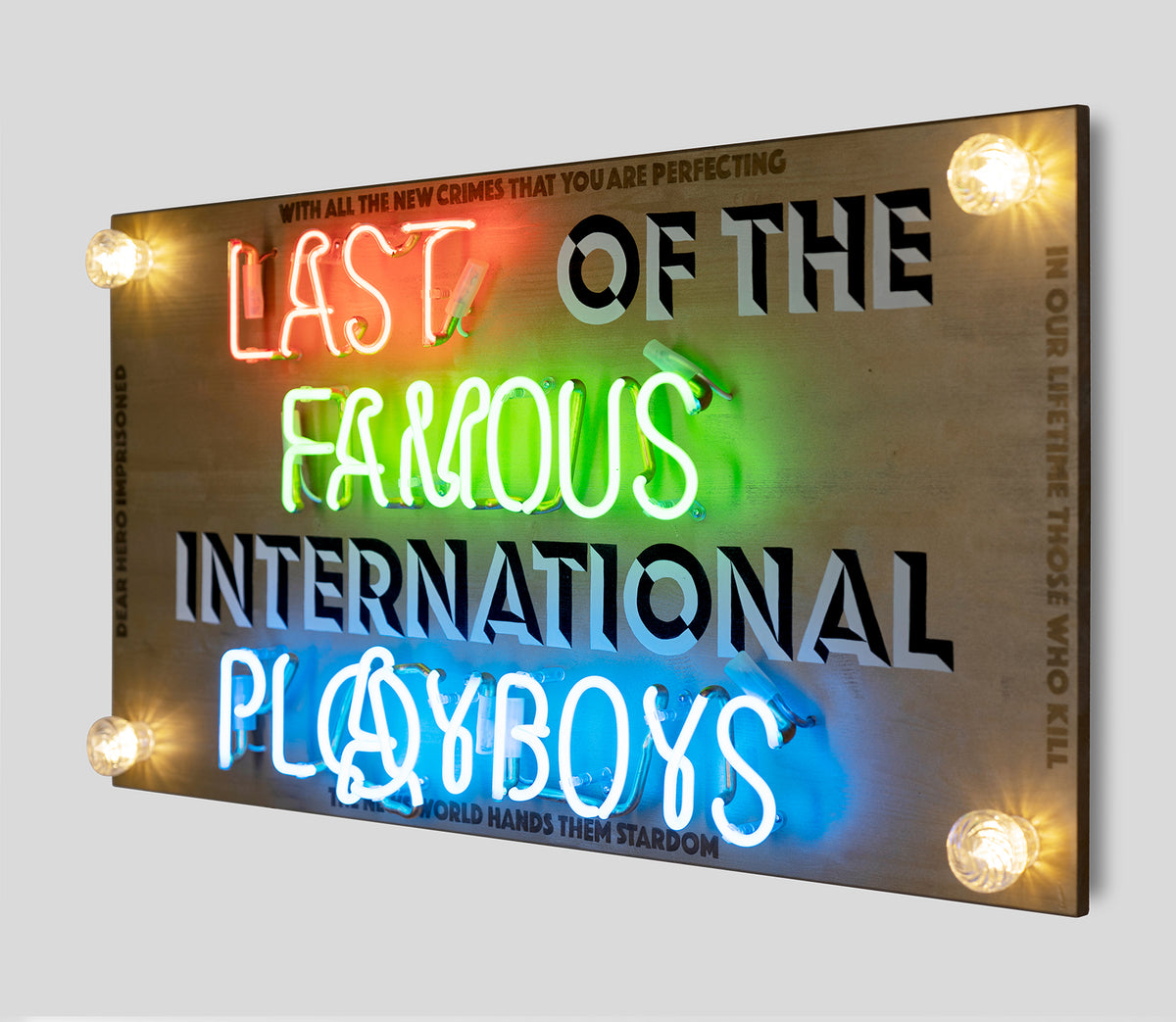 MSL ORI POR 25608 04 Playboys (Multi Coloured Neon)