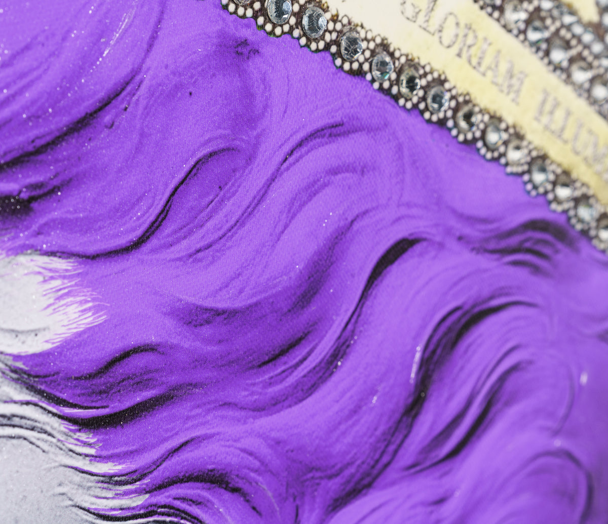 Violet & Magenta Headlines Queen