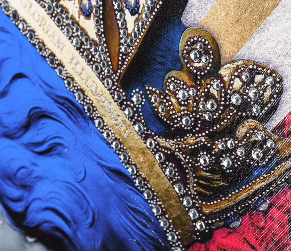 MSL SLE POR 27928 8a Blue Red Headlines Queen