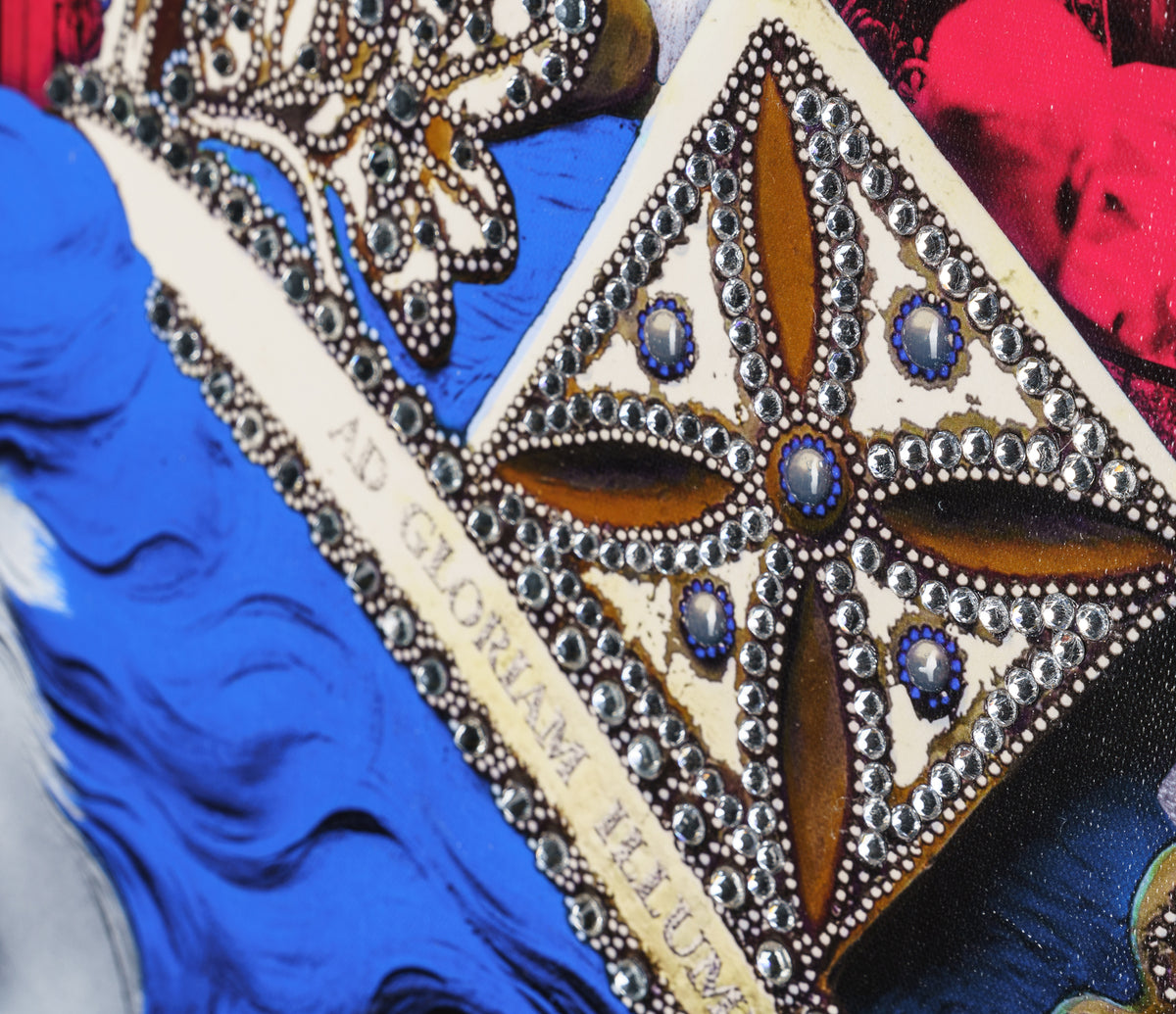 MSL SLE POR 27928 9a Blue Red Headlines Queen