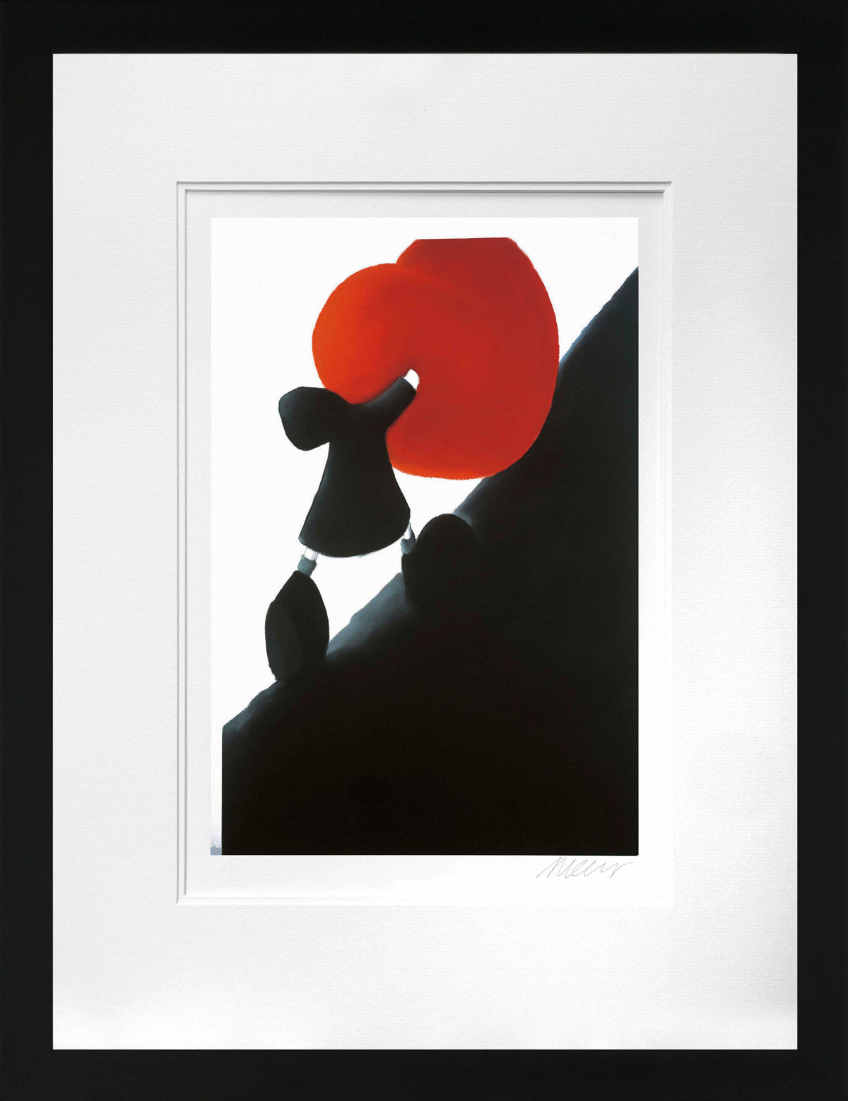 MTH UP A HILL RGB FRAMED