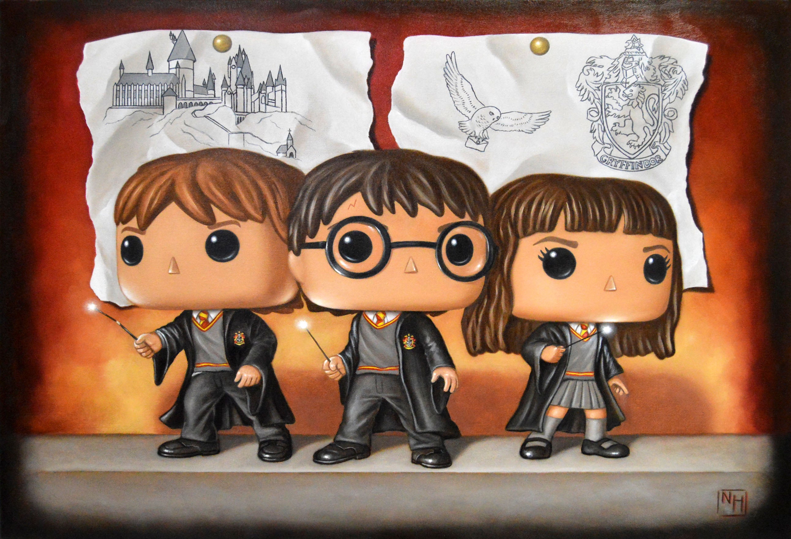 NHU ORI Hogwarts After Dark 50 x 70 cm s (1)