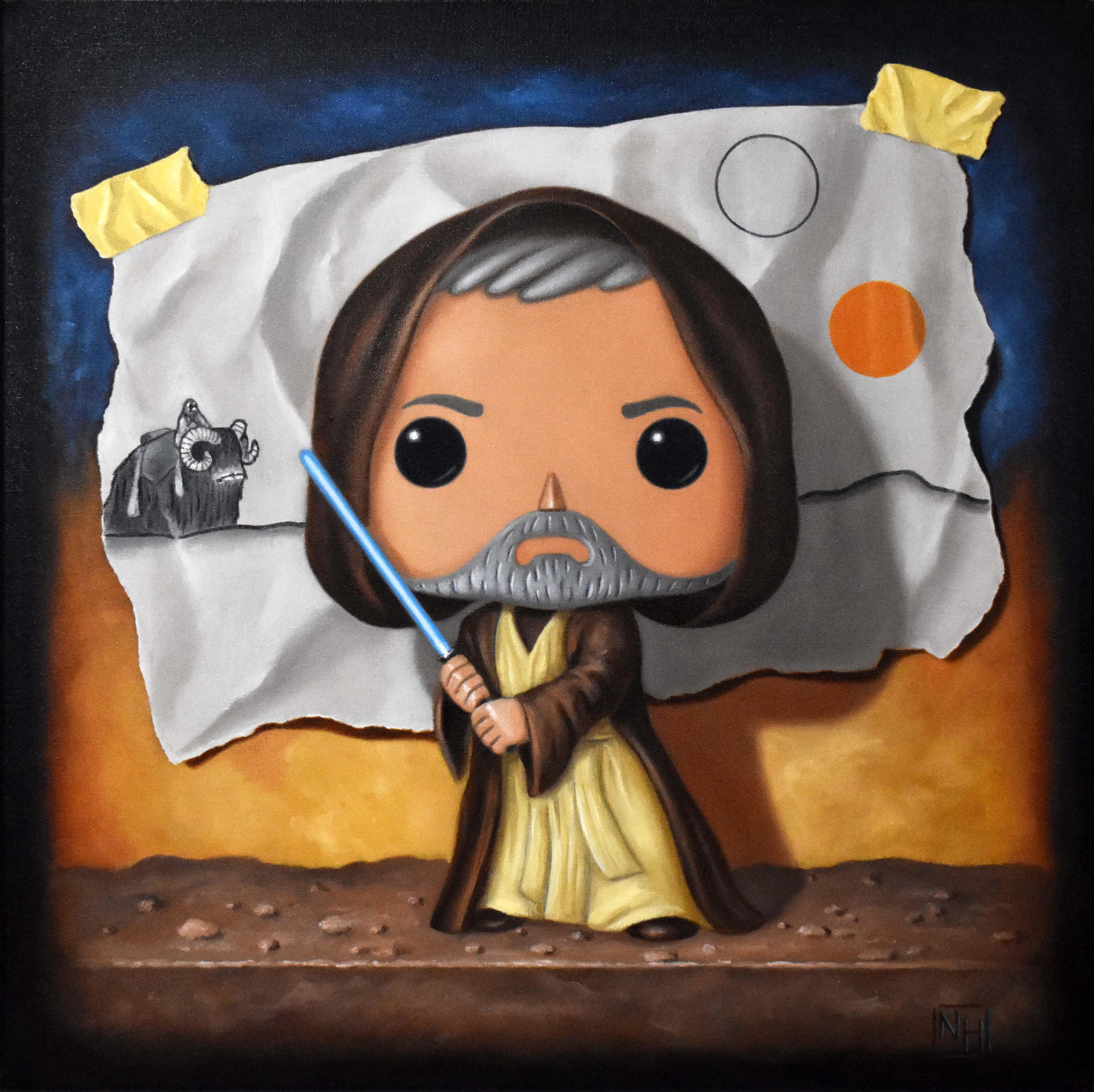 NHU ORI Obi Wan Kenobi 40 x 40 cm s