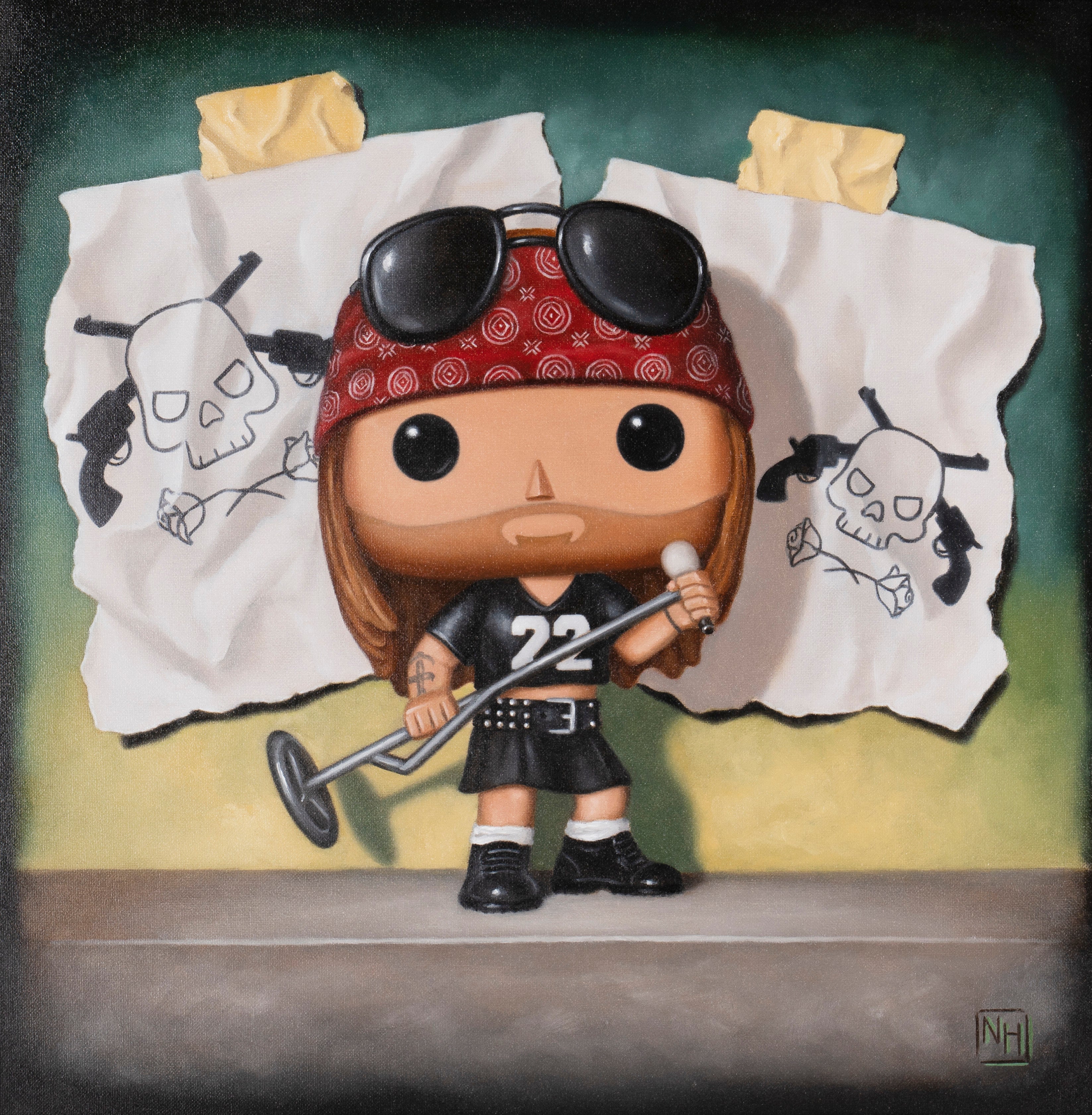 NHU ORI POR 20264 2 Axl Rose (Oil)