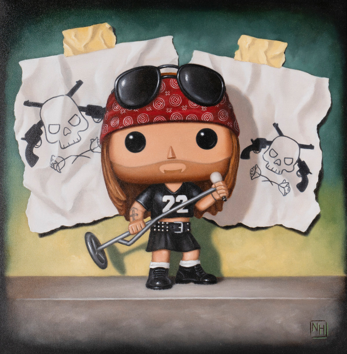 NHU ORI POR 20264 2 Axl Rose (Oil)