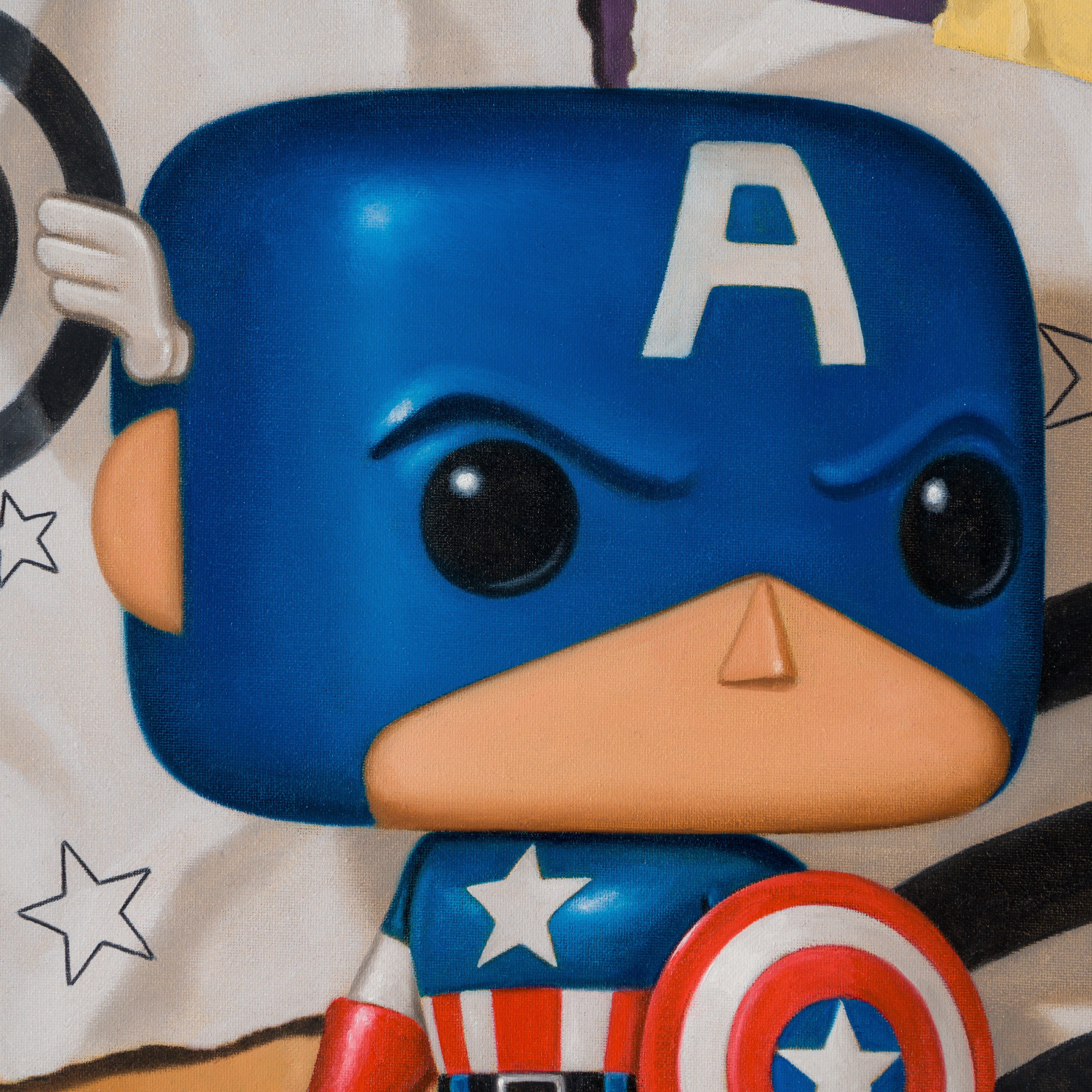 NHU ORI POR 30140 4 Captain America All American Hero
