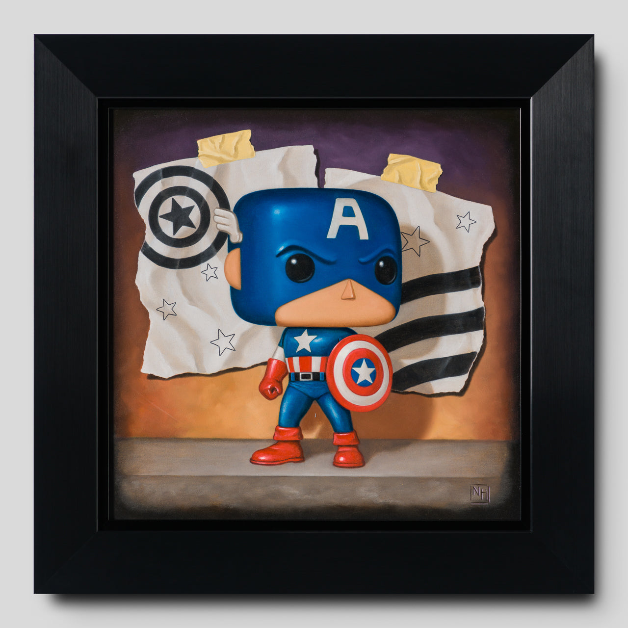 NHU ORI POR 30140 TN Captain America All American Hero