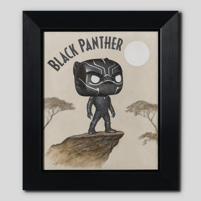 NHU ORI POR 30398 TN Black Panther Origins (Oil Sketch)