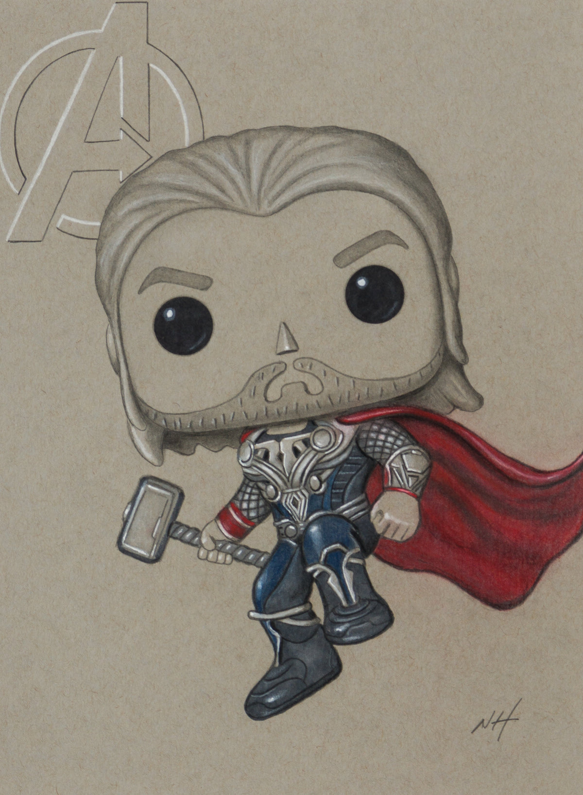 NHU ORI SKT 29316 31 Thor Avengers Assemble