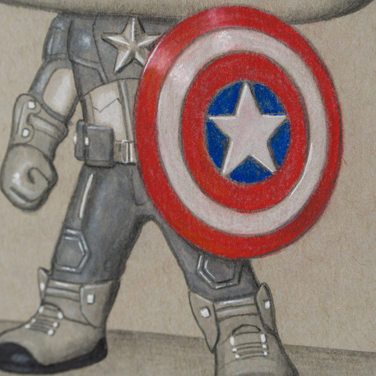 NHU ORI SKT 29317 5 Captain America Avengers Assemble