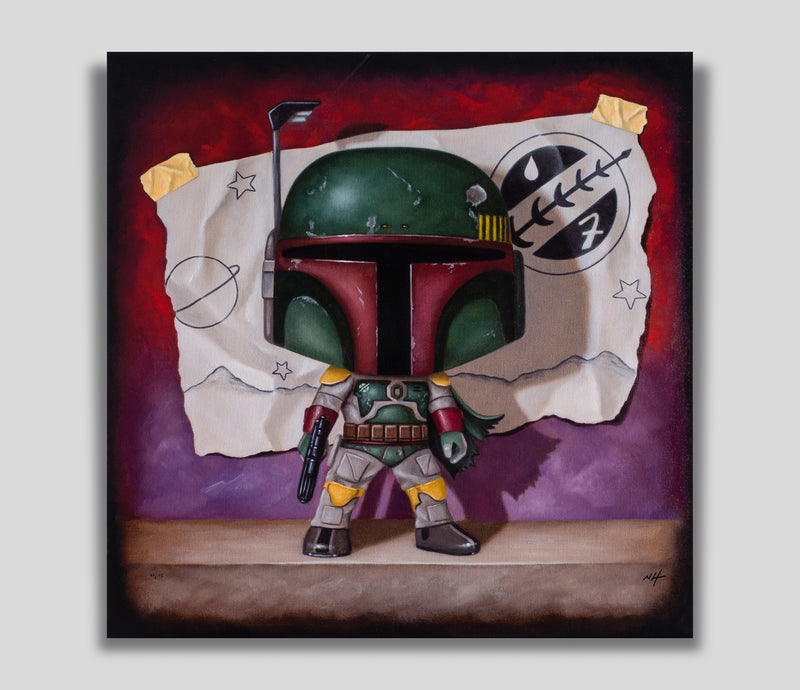 NHU SLE POR 25602 1 Boba Fett Boxed Canvas