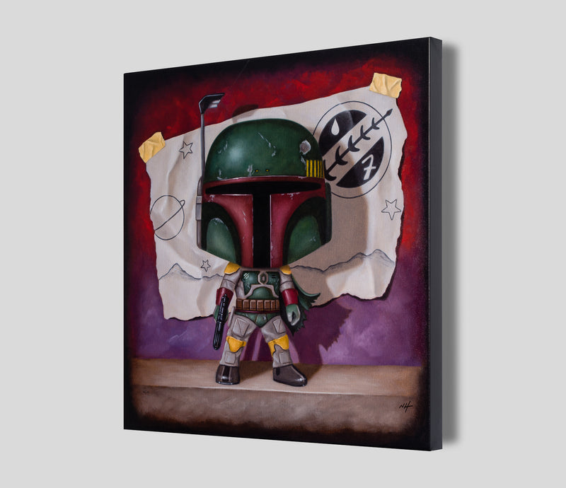 NHU SLE POR 25602 2 Boba Fett Boxed Canvas