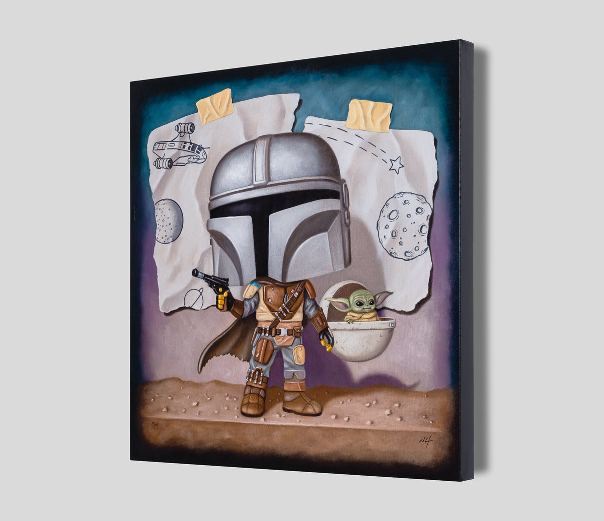 NHU SLE POR 25606 2 This Is The Way Boxed Canvas