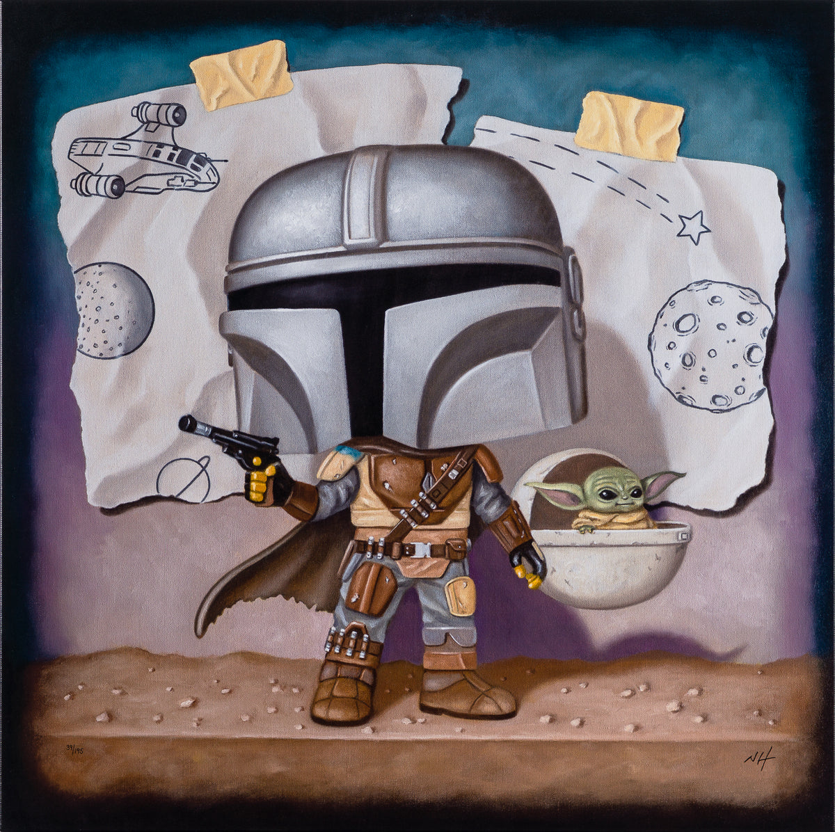 NHU SLE POR 25606 4 This Is The Way Boxed Canvas