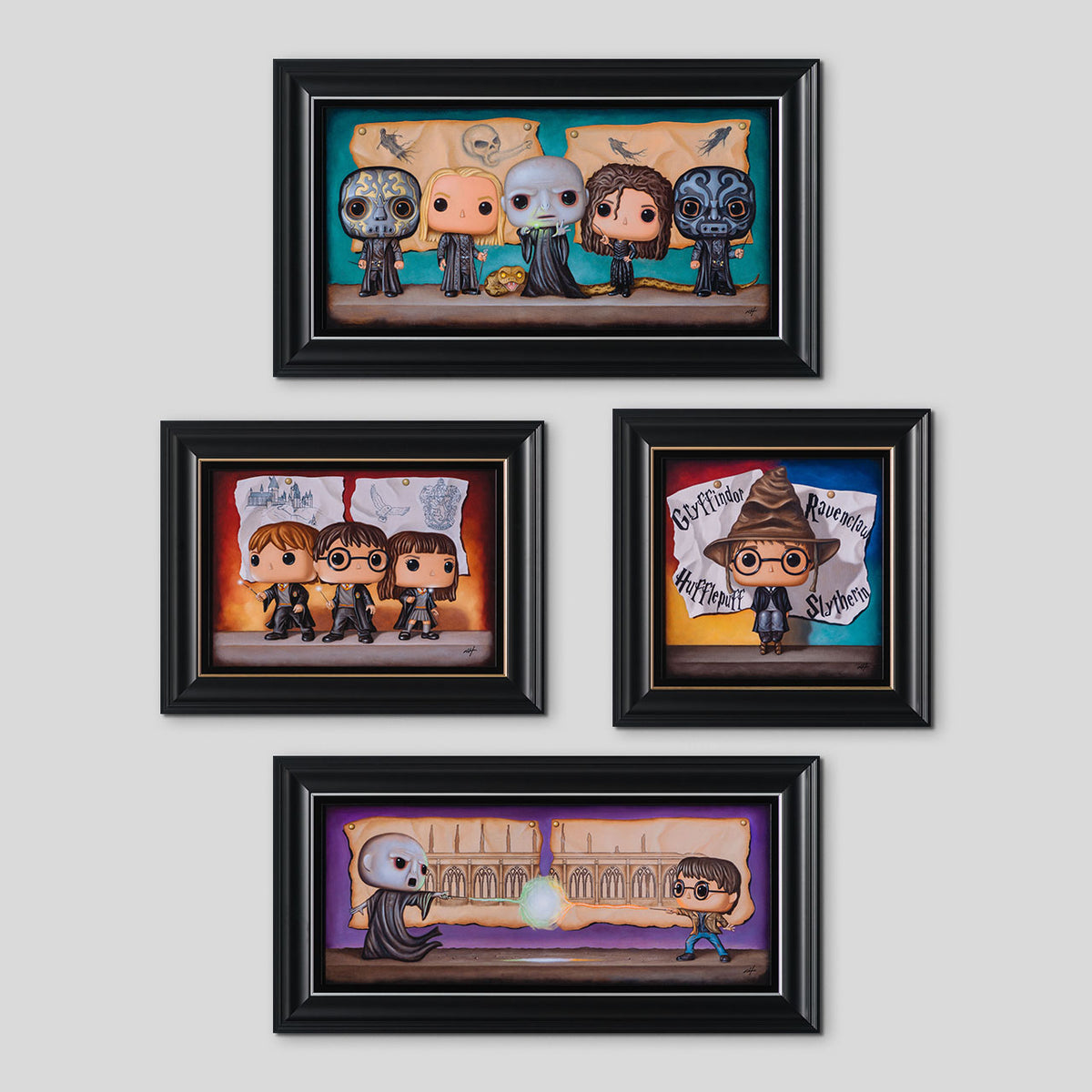 NHU SLE POR 31610 Framed Set of Four