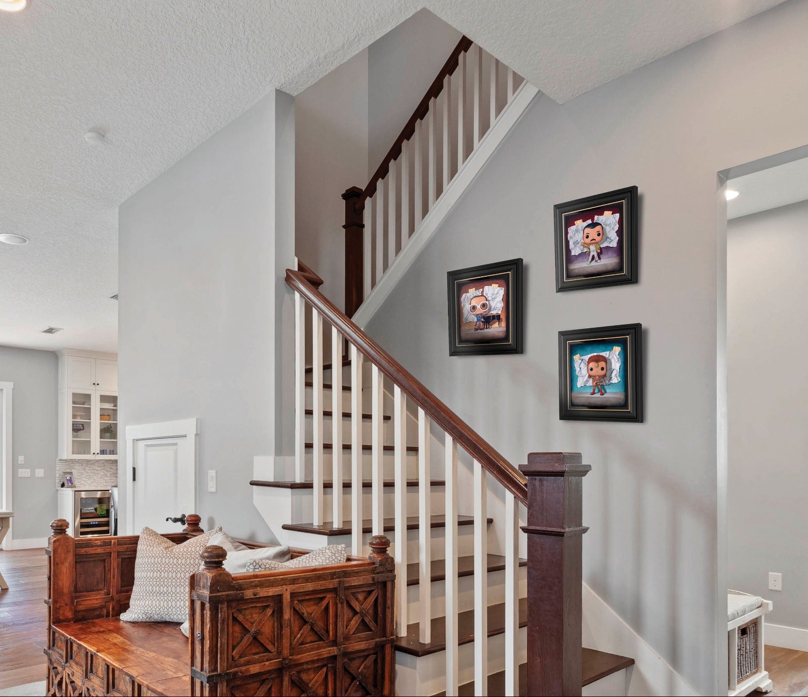 Nigel Humphries (L R) Rocket Man,A Kind of Magic (sold out), Ziggy Stardust all £250 1600x1380