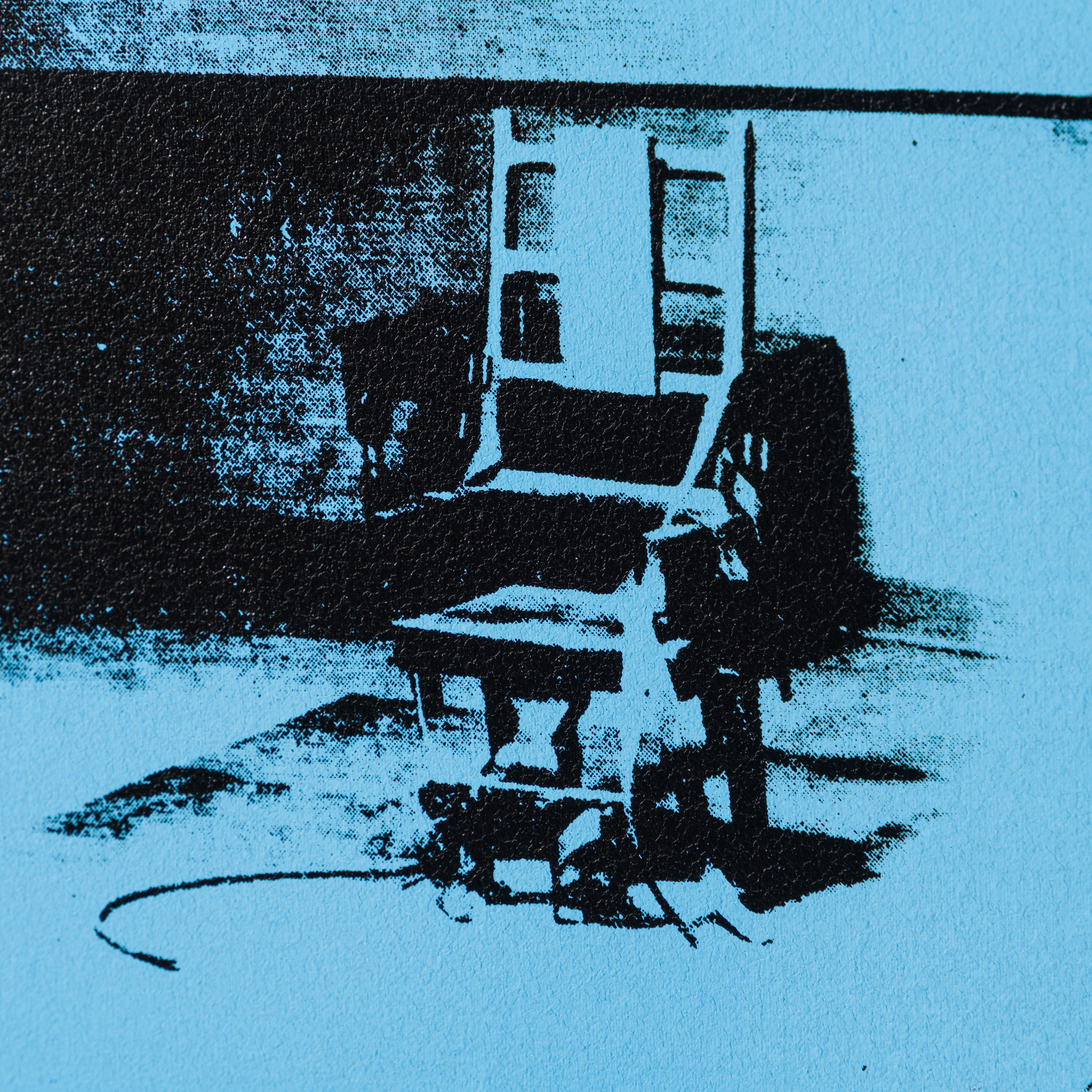 PSE SIL POR 18009 6 Little Electric Chair Phthalo Blue