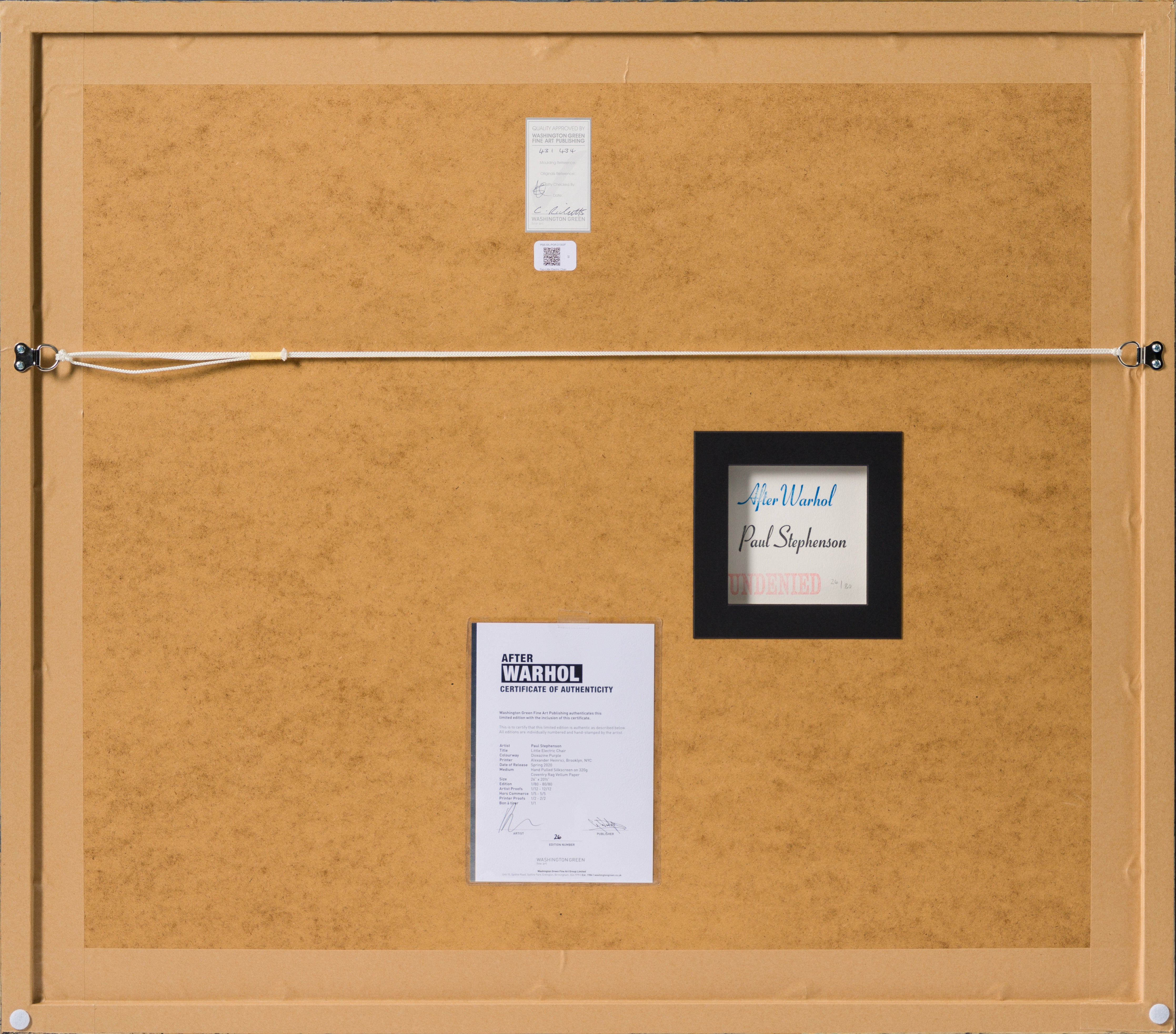 PSE SIL POR 21302 6 Little Electric Chair Dioxazine Purple