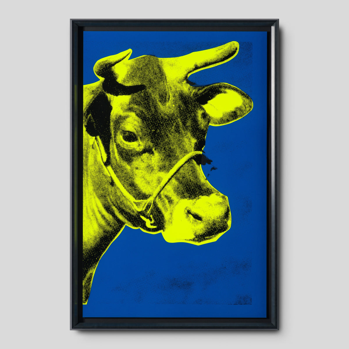 PSE SIL POR 25253 1 Cow I Yellow On Blue