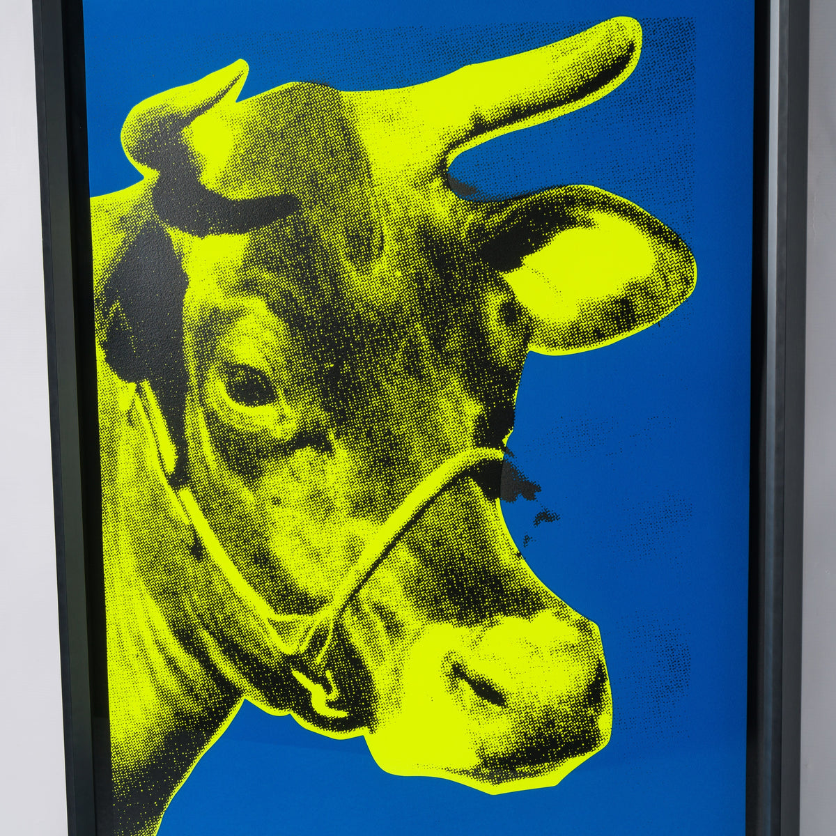 PSE SIL POR 25253 3 Cow I Yellow On Blue