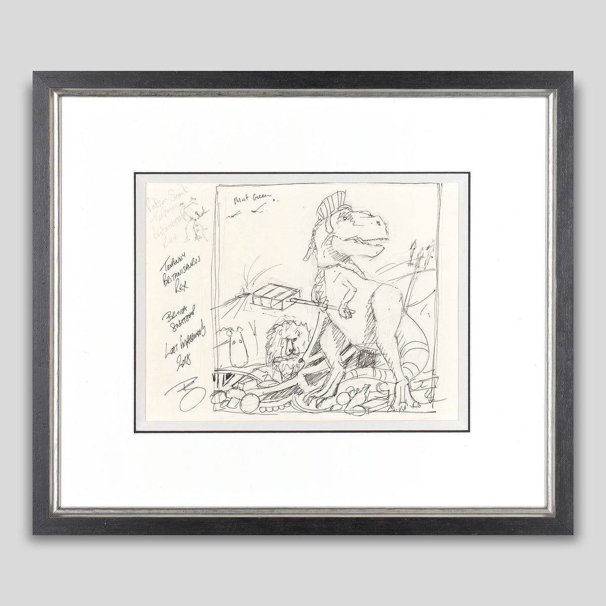 The British Empires Tenpenny Britannisaurus Rex (Sketch)