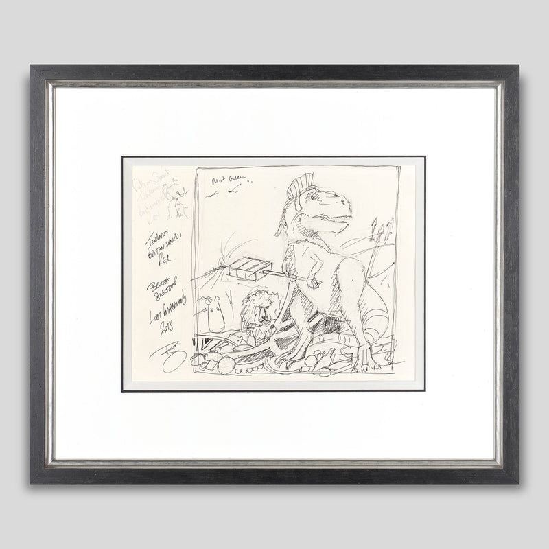 The British Empires Tenpenny Britannisaurus Rex (Sketch)