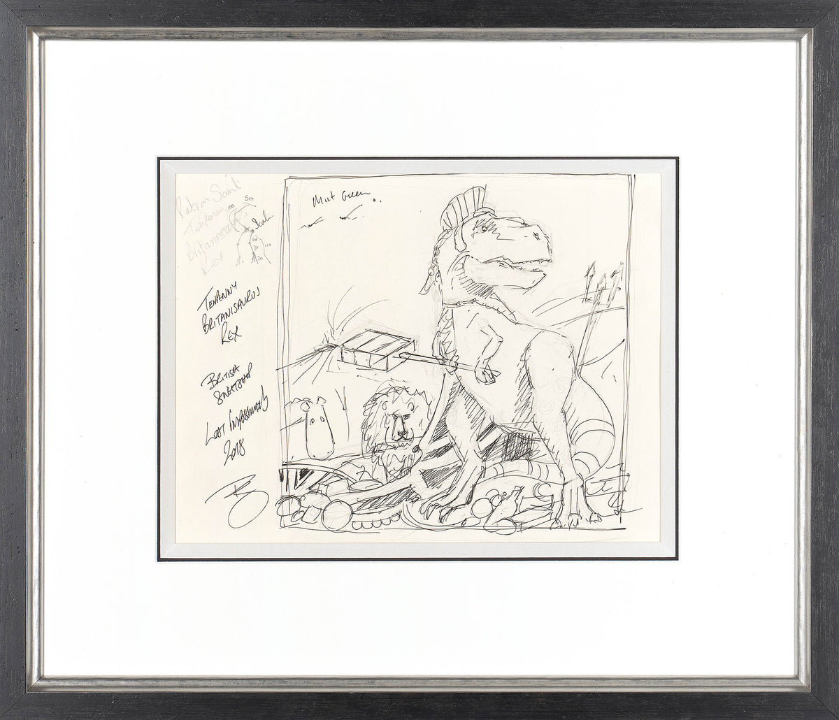 The British Empires Tenpenny Britannisaurus Rex (Sketch)