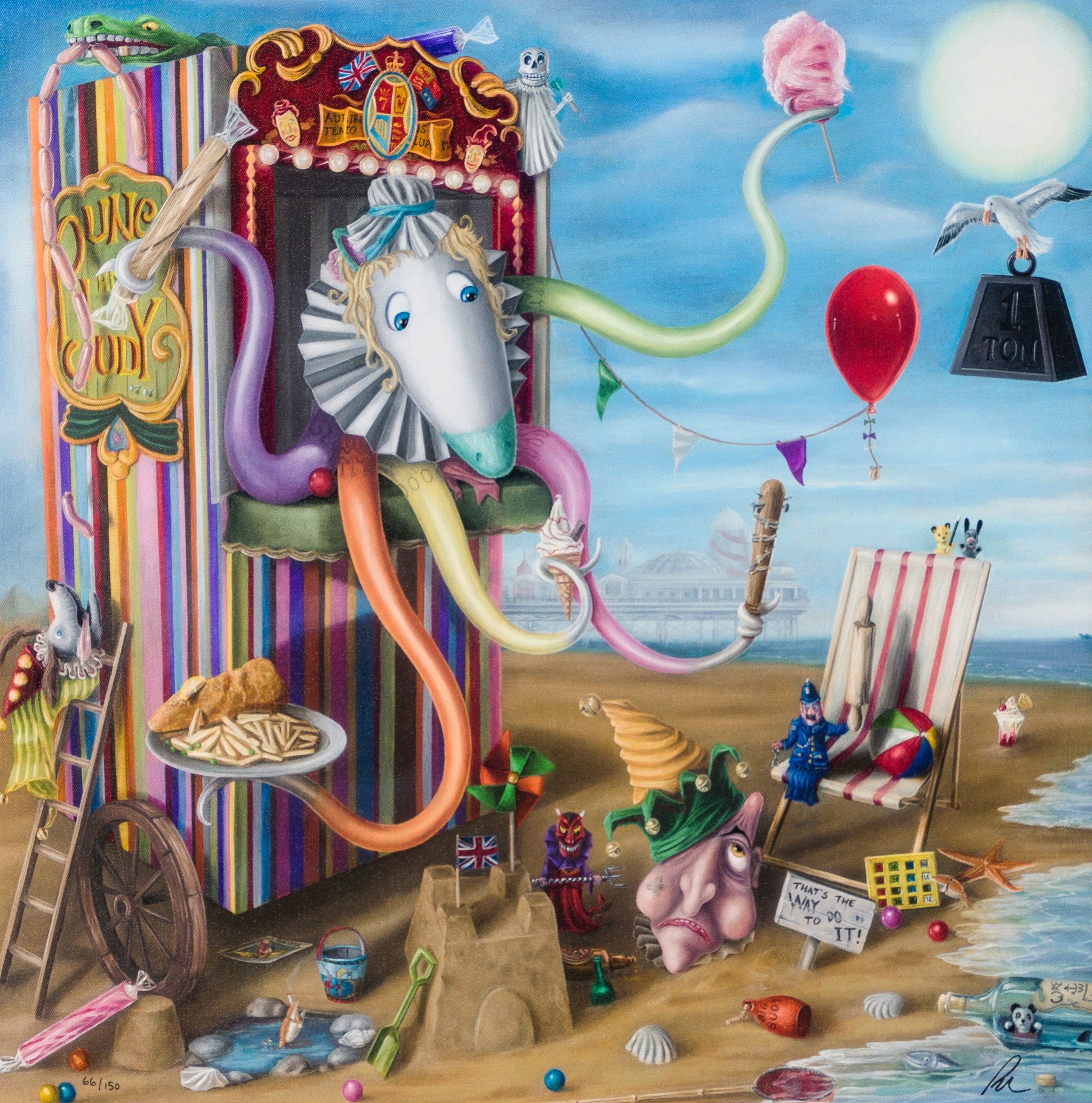 PSM SLE HUM 17719 3 Pankhurst s Portable Punch Him Judy Booth