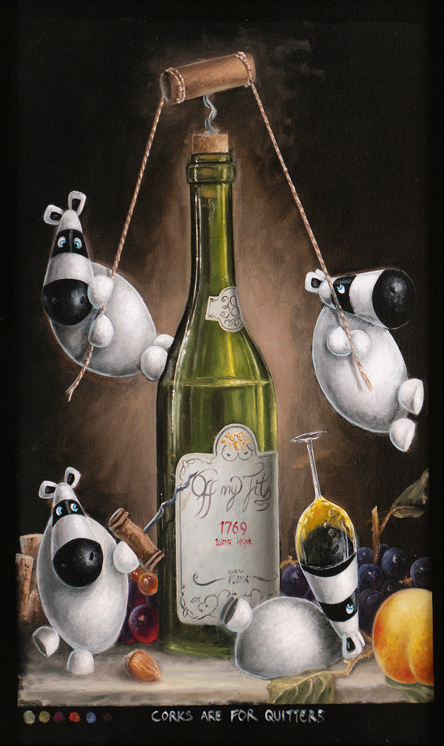 PSM SLE HUM 27655 3 Corks are for Quitters