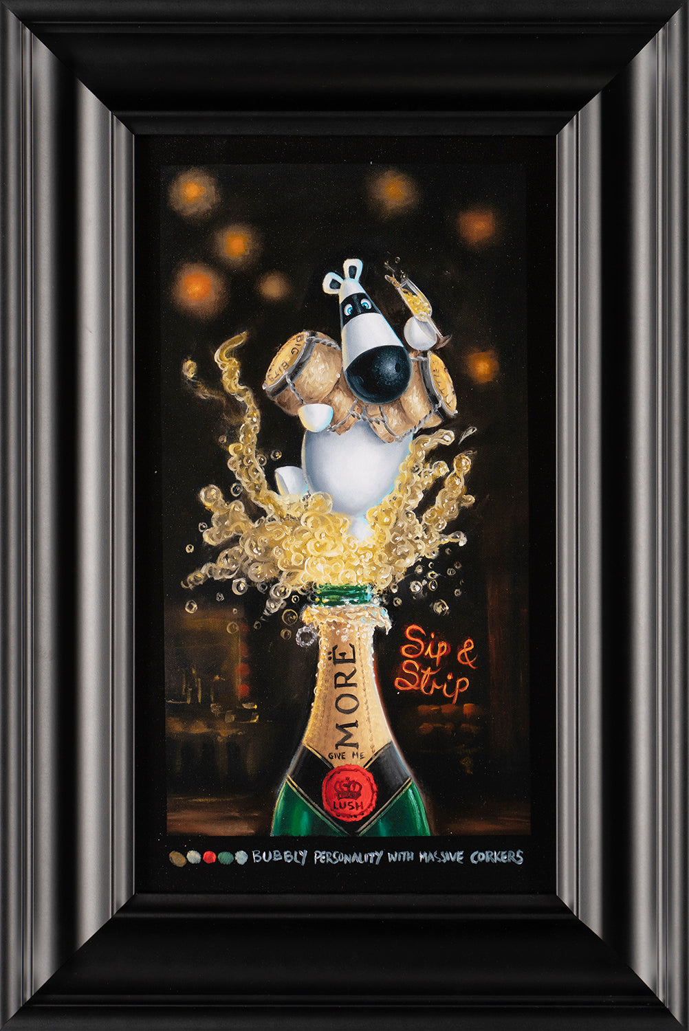 PSM SLE HUM 28365 4 Bubbly Personality with Massive Corkers