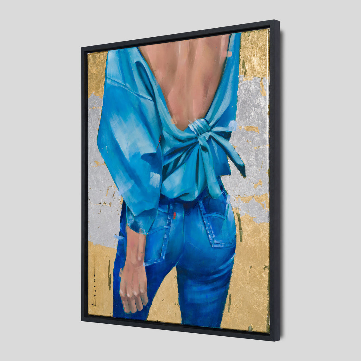 PTA ORI POR 29354 2 Bleu Et Or