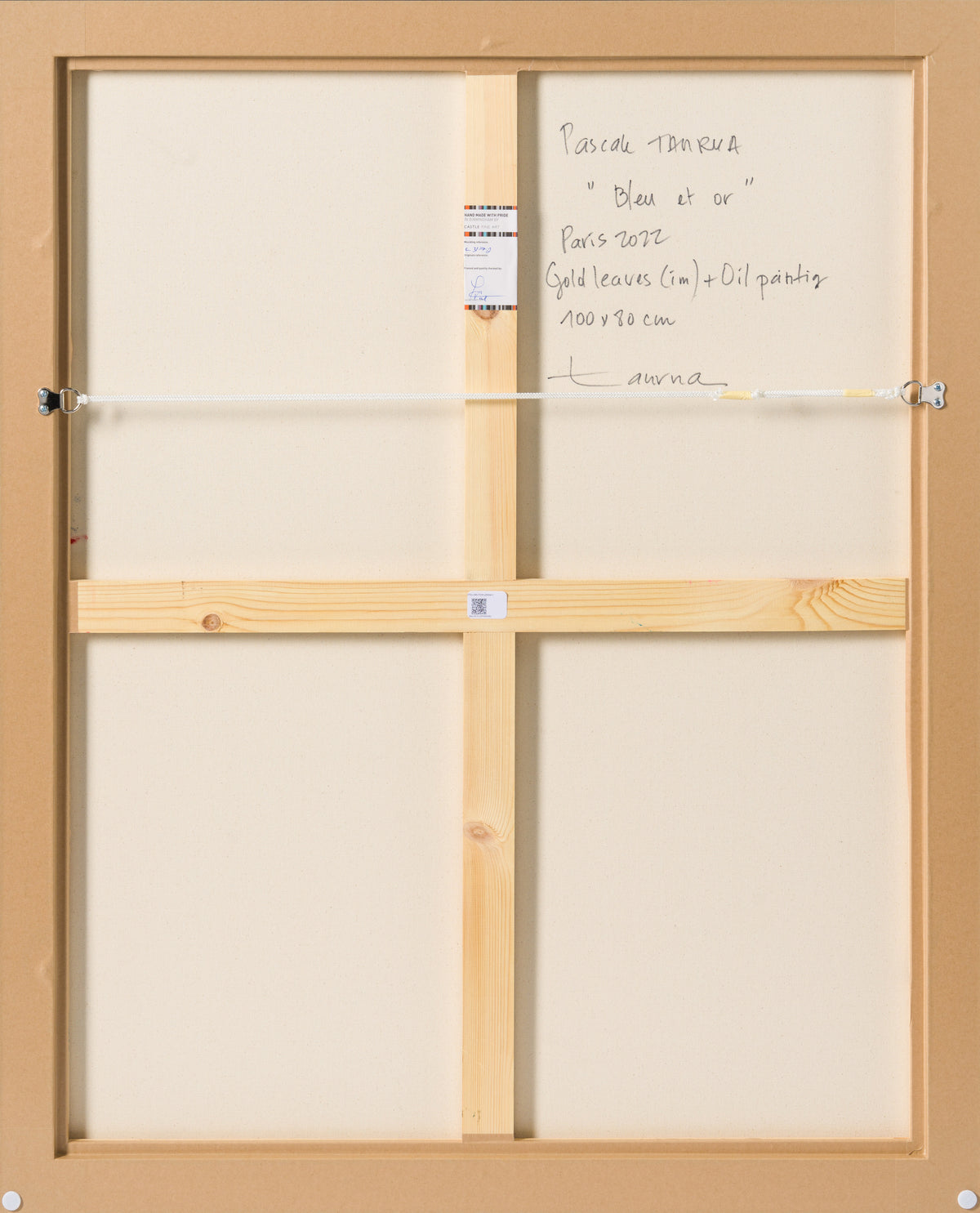 PTA ORI POR 29354 7 Bleu Et Or