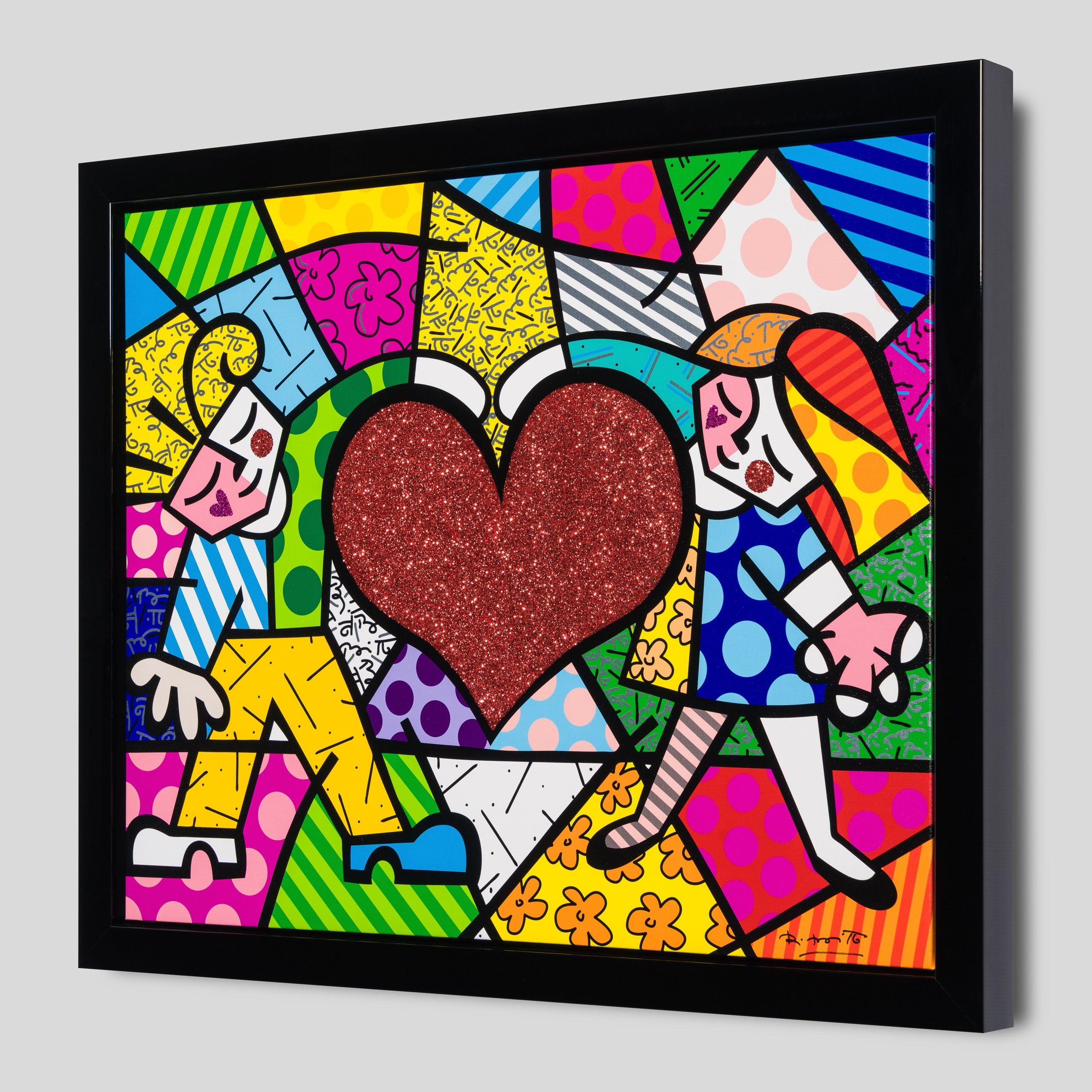 RBR SLE HUM 18243 2 Big Heart Hand Embellished