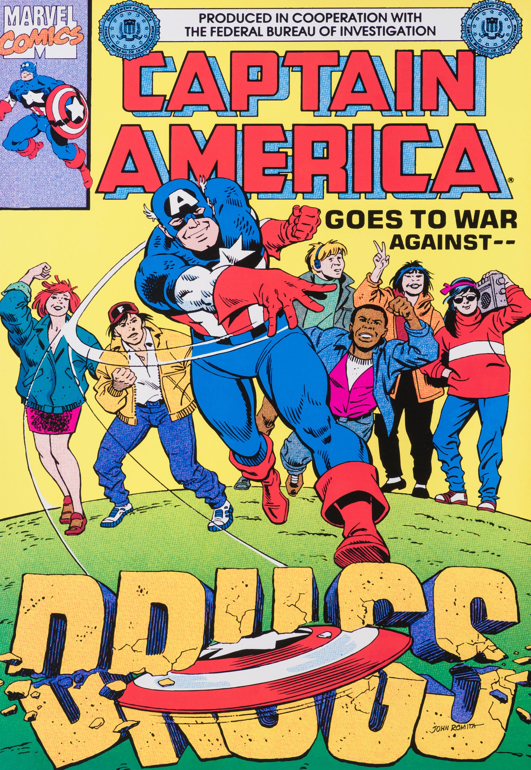 ROM Captain America Goes to War Against Drugs 31