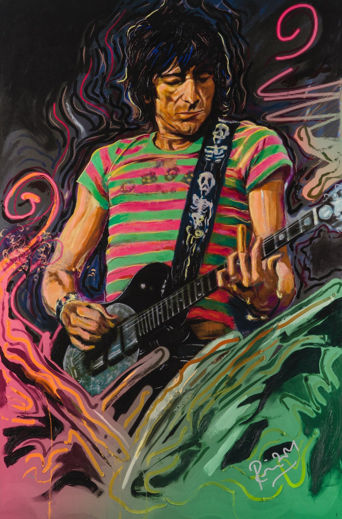 RWO SLE POR 94502 31 The Blue Smoke Suite Ronnie Boxed Canvas Edition