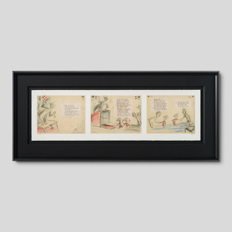 SEU Out of the box came thing two and thing one Triptych 1