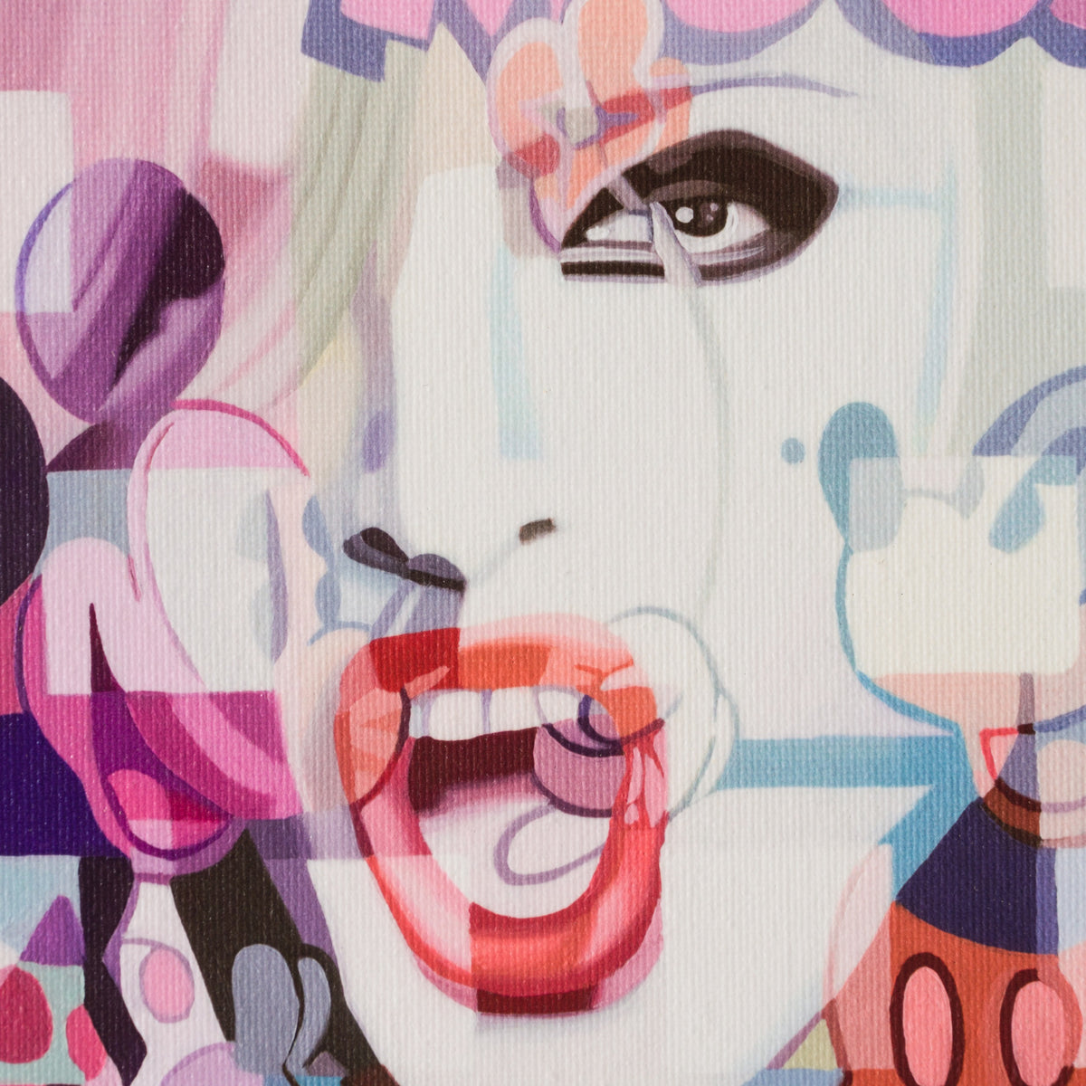 SMM SLE POR 98476 5 Striking The Pose Boxed Canvas