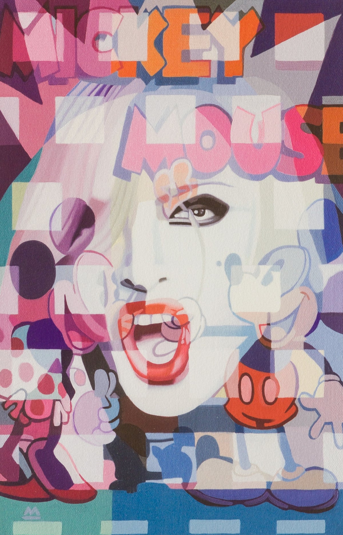 SMM SLE POR 98482 31 Striking The Pose Giclee On Paper