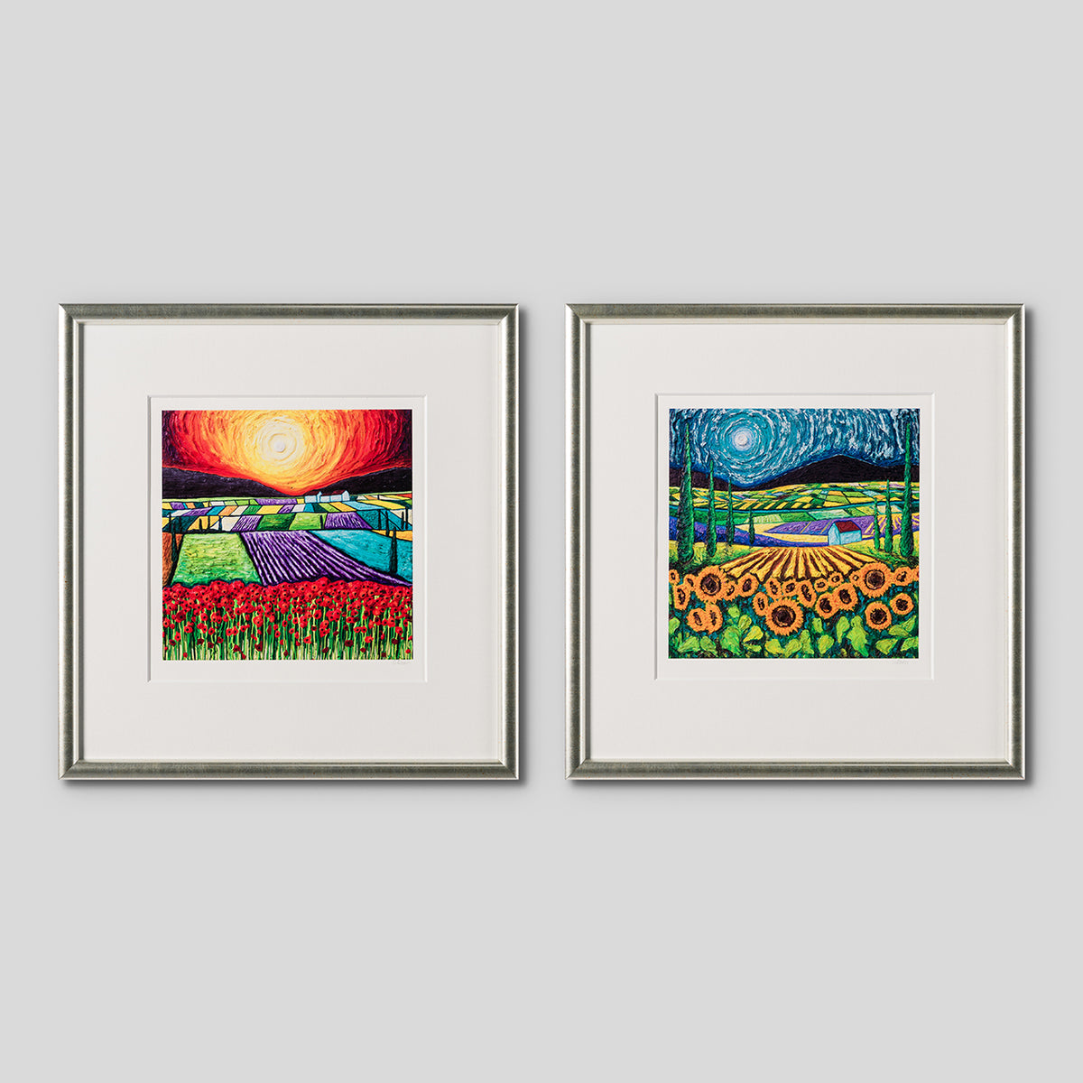 SRA Framed set of two paper editions