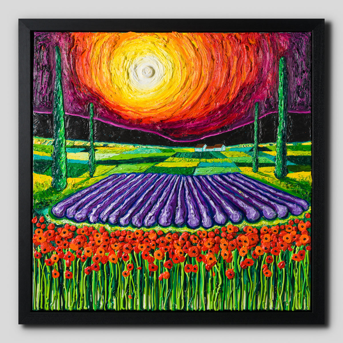 SRA ORI LAN 29488 TN Sunset On Lavender Field