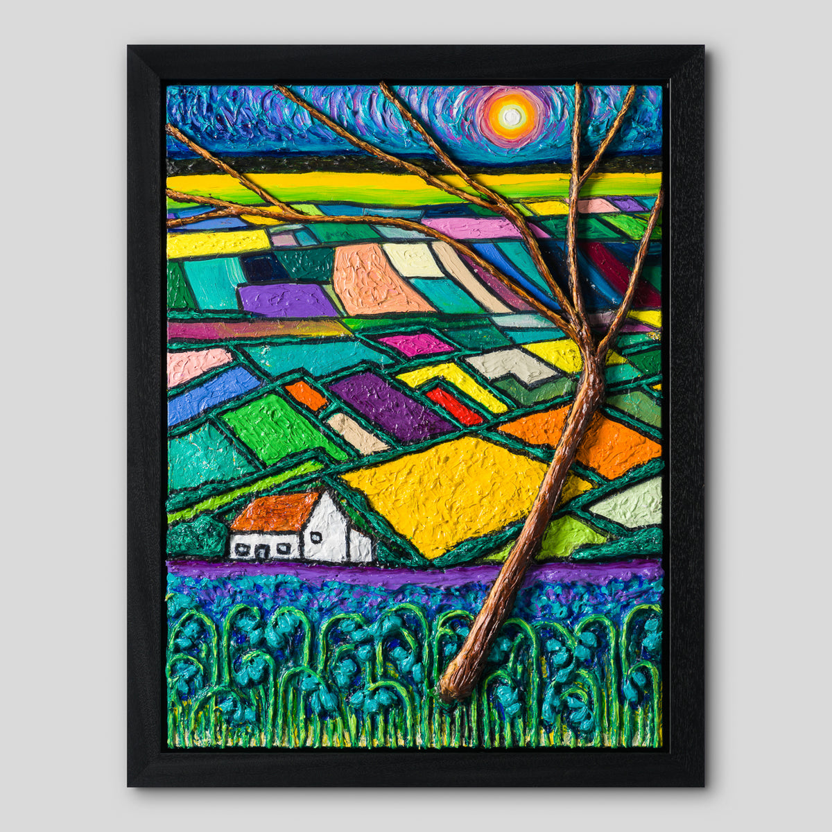 SRA ORI LAN 30470 TN Bluebell Field Morning Sky