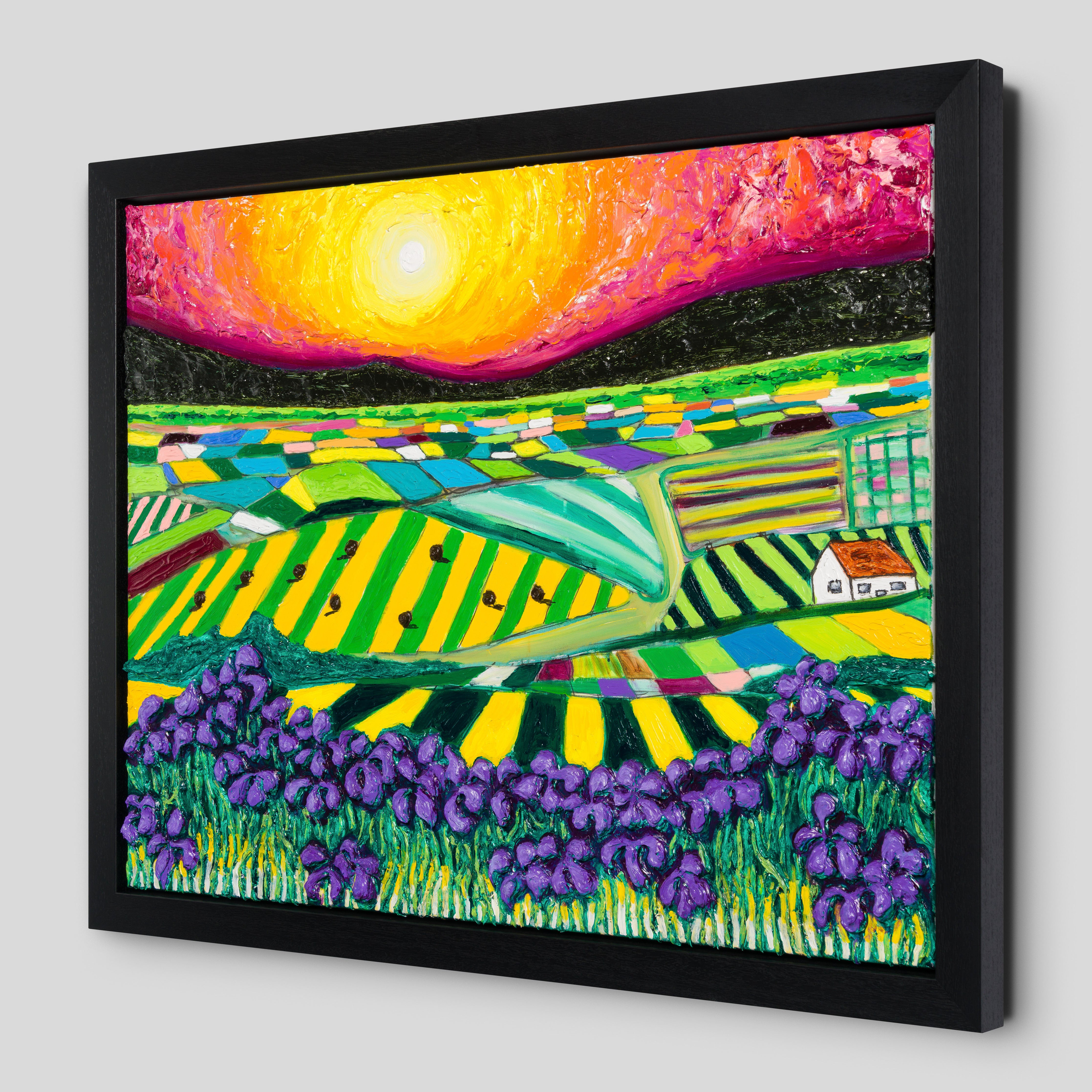 SRA ORI LAN 30476 2 Iris Field Evening Sky