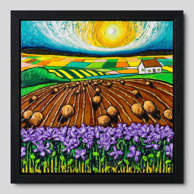 SRA ORI LAN 31982 Wildflowers by The Hay Bales 1