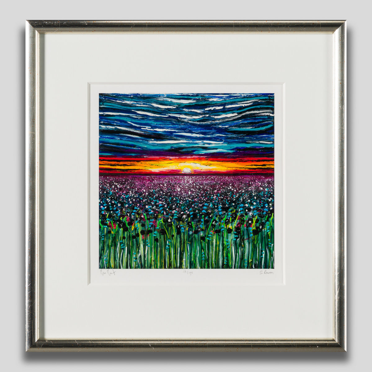 SRA SLE LAN 14985 1 Man and Shadow Meet Giclée On Paper